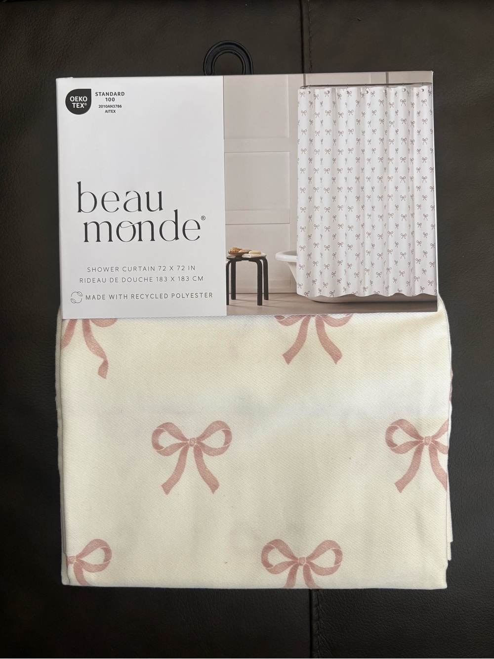 beau monde Bow Shower Curtain